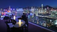 Vom Balkon der Restaurants aus haben die Gäste einen atemberaubenden Blick über den Victoria Harbour.
