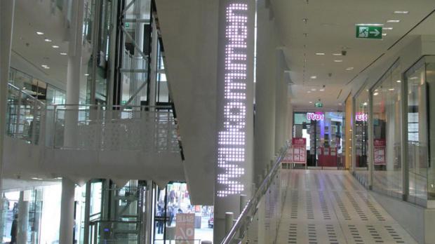 LED-Technologie von Leurocom in der Zeilgalerie in Frankfurt
