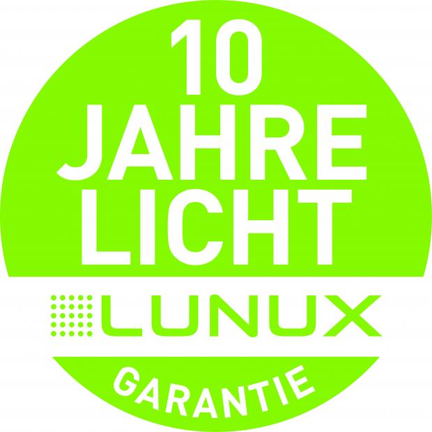 LUNUX garantiert 10 Jahre Licht!