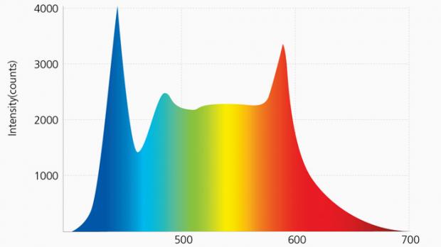 LED-Lösung von Eurolighting: Dem Sonnenlicht angenähertes Lichtspektrum.
