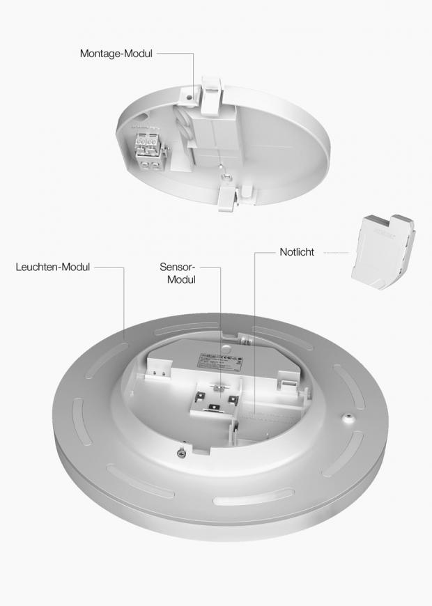 Leuchtenserie RS Pro Connect R von Steinel: Montage