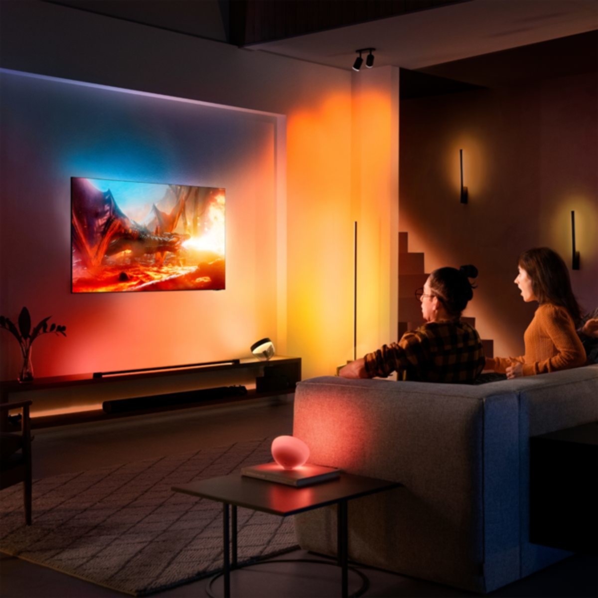 Philips Hue Sync TV App für smarte Fernseher von Samsung - HIGHLIGHT