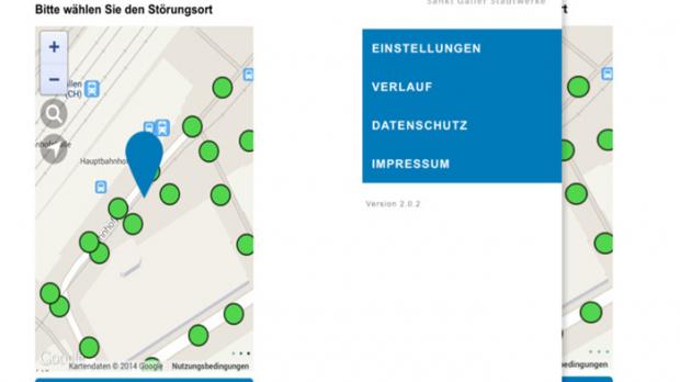 Störungen innerhalb von St. Gallen können sofort über die Software lokalisiert werden. Foto: Sankt Galler Stadtwerke