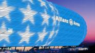 Designstudie/Visualisierung der Allianz Arena mit ihrer künftigen Philips LED-Fassadenbleuchtung.