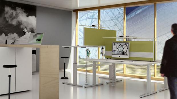 Der Intelligente Arbeitsplatz - Ceka-Büromöbelwerke erfolgreich auf der A+A