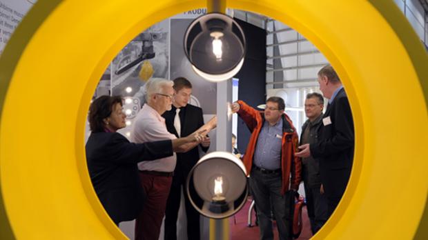 Der Aussteller ARTEKO präsentiert 2013 interessierten Fachbesuchern Beleuchtungslösungen für verschiedene Anwendungsbereiche. Foto: Leipziger Messe GmbH / Jens Schlüter
