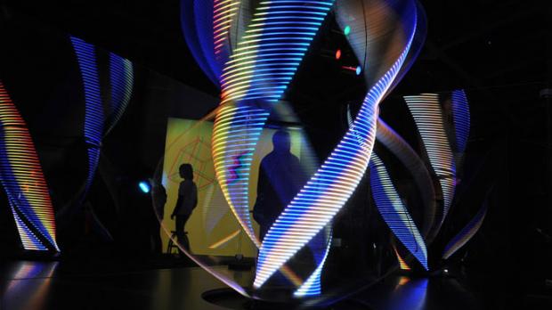 Eindrucksvolle Lichtinstallationen auf der Tallinn Light Biennale - Quelle: www.valgusbiennaal.ee