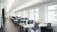 Die Büroetage der Agentur Stan Hema in Berlin-Kreuzberg wird am 440 Quadratmetern mit dem LED-Lichtsystem M36 von Selux beleuchtet. Quelle: Stan Hema; Fotograf: Achim Hatzius