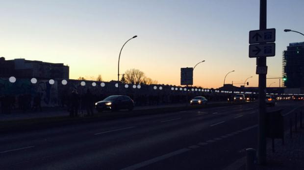 Lichtgrenze Berlin: Eine Lichtinstallation zum 25-jährigen Mauerfall