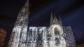 Bewegtbild-Projektion ′Dona nobis pacem′ am Kölner Dom

