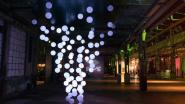 Die interaktive Lichtinstallation Genariya von Christine Lyschik bestand aus 96 LED-Kugeln. Foto: Messe Frankfurt Exhibition / Jochen Günther