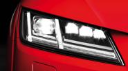 LED-Tagfahrlicht und LED-Frontscheinwerfer mit Matrixtechnologie (hier im Audi TT) haben den Autos nicht nur bessere Sicht, sondern auch ganz neue Designmöglichkeiten gegeben.
