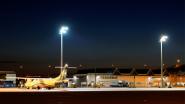 Flughafen München mit Flutlichtern des Models „F32″ und impementierter LED-Technologie von Cree. Foto: Ewo