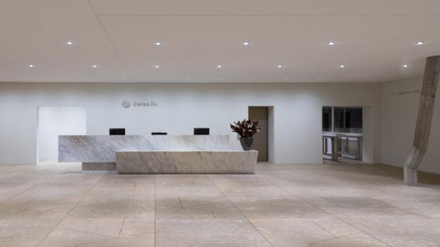 Bürogebäude ′Swiss Re Next′ in Zürich mit Beleuchtung von Occhio.
