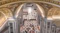 Ausleuchtung des Petersdoms mit Lichttechnik von Osram
