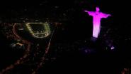 Beleuchtete Christusstatue in Rio de Janeiro Foto: Osram 