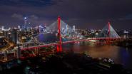 LED-Beleuchtung von Signify in Shanghai, Yangpu-Brücke