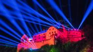 Licht- und Multimedia-Show zum Staatsfeiertag in Liechtenstein mit Megapointe-Strahlern von Robe