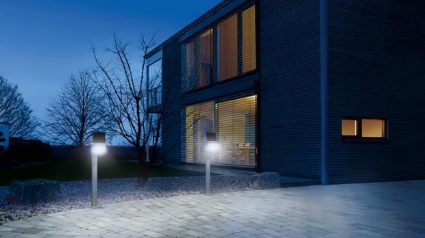 Steinel: Effiziente und lichtstarke LED-Solarleuchten mit Sensor