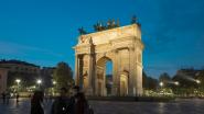 Arco della Pace in Mailand mit neuer Beleuchtung von Thorn.