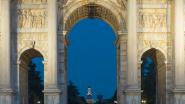 Arco della Pace in Mailand mit neuer Beleuchtung von Thorn.