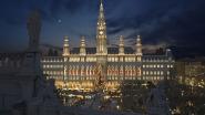 Rathaus Wien mit CSP-Beleuchtung: Entwurf Fassadenbeleuchtung