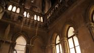 Rathaus Wien mit CSP-Beleuchtung: Altbestand Figurengang