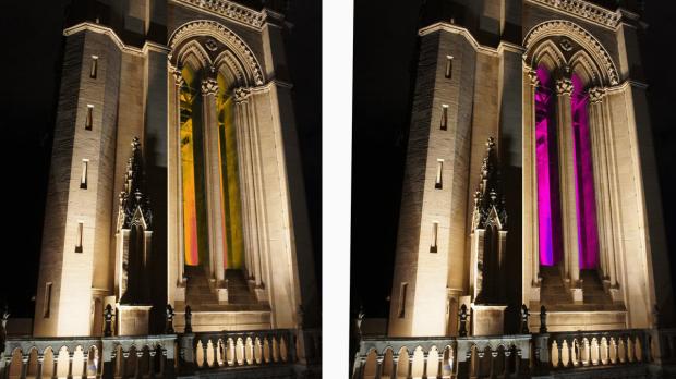 Rathaus Wien mit CSP-Beleuchtung: Neuplanung Turm