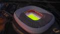Die neue Effektbeleuchtung der Zumtobel Group in der Allianz Arena.
