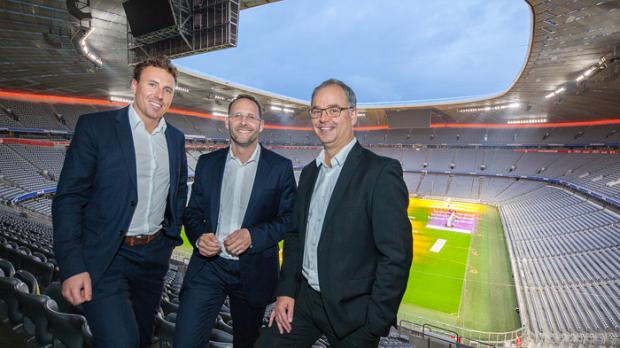Alianz-Arena mit LED-Flutlicht von Philips
