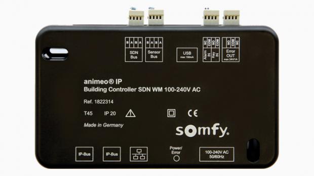 Tahoma-Dinrail von Somfy
