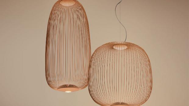 Spokes von Foscarini in Kupfer.